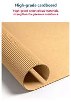 Boîte de présentation en carton ondulé personnalisée, emballage en carton recyclable pour la promotion sur les étagères de vente au détail