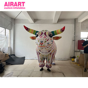 Disfraz Inflable de Toro Mexicano <span class=keywords><strong>Alebrijes</strong></span>, Disfraces Inflables LED de Tela Oxford, Disfraz Inflable de Toro para Eventos Nocturnos - Product Image 3