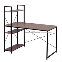 Mobilier moderne pour bureau à domicile Bureau d'ordinateur en bois avec cadre en métal Table de bureau