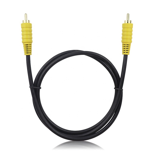 High Quality RCA Video Audio Extension Cord RCA Male to Male AV Cable For Speakers DVD TV