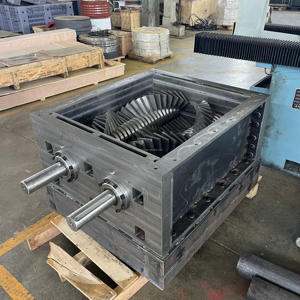 Broyeur de déchets métalliques à double arbre JIAHE DS800 à technologie de pointe, structure de soudure en acier renforcé, chambre 300x300mm - Product Image 6
