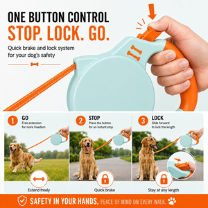 Harnais de poitrail rétractable automatique pour chien, idéal pour la promenade en extérieur, équipement pour Corgi, vente en gros d'articles pour animaux de compagnie, produit phare - Product Image 5