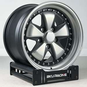 Bku Juego de <span class=keywords><strong>2</strong></span> Ruedas Forjadas de Plato Profundo 5X130 para <span class=keywords><strong>Porsche</strong></span> 964 <span class=keywords><strong>944</strong></span> 911 911sc 930 <span class=keywords><strong>Turbo</strong></span> 912 Carrera, Ruedas de Aleación Personalizadas de 17 18 19 Pulgadas - Product Image 1