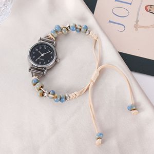 Cool in stile <span class=keywords><strong>donna</strong></span> <span class=keywords><strong>orologi</strong></span> con perline verde foschia 25 <span class=keywords><strong>modelli</strong></span> di nicchia semplice per studenti delle scuole medie squisita custodia in lega - Product Image 6