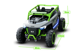 Elektrische auto voor kinderen met afstandsbediening, muziek en veilige batterij – speelgoedvoertuig voor buiten - Product Image 6