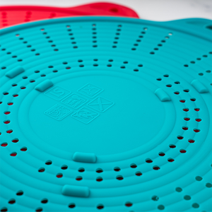 Cuisson poignée résistante à la chaleur couvercle de poêle à frire filtre à eau filet Silicone écran anti-éclaboussures d'huile anti-éclaboussures - Product Image 6