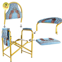 Design original, best-seller, prière musulmane moderne en métal, pliable, léger, portable, usage commercial, poudre dorée
