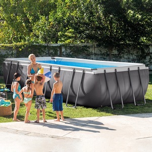 <span class=keywords><strong>Piscine</strong></span> Tubulaire Rectangulaire <span class=keywords><strong>INTEX</strong></span> Vente Directe d'Usine Structure à Tubes PVC Durable Très Populaire Hors-Sol - Product Image 3