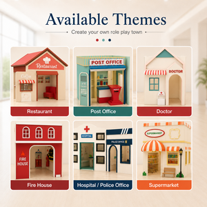 Équipement de jeu intérieur commercial pour enfants, thème Maison de jeu, Station de pompiers, Bureau de <span class=keywords><strong>poste</strong></span>, Salon de docteur, Café de jeu, pour jeux de rôle et fêtes - Product Image 6