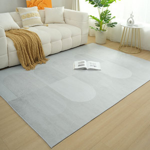 Ý Handmade Hiện Đại Khu Vực Thảm Thiết Lập Tối Giản Im Lặng Thiết Kế Hình Học Ánh Sáng Sang Trọng Polyester Thảm Cho Phòng Khách Cà Phê Xe - Product Image 3