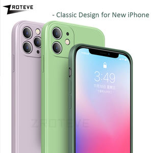 Per <span class=keywords><strong>iPhone</strong></span> 11 <span class=keywords><strong>12</strong></span> <span class=keywords><strong>Pro</strong></span> X XR XS Max Soft Coque quadrato <span class=keywords><strong>Cover</strong></span> posteriore in <span class=keywords><strong>Silicone</strong></span> liquido per IPhone11 IPhone12 all'ingrosso custodia per telefono - Product Image 2