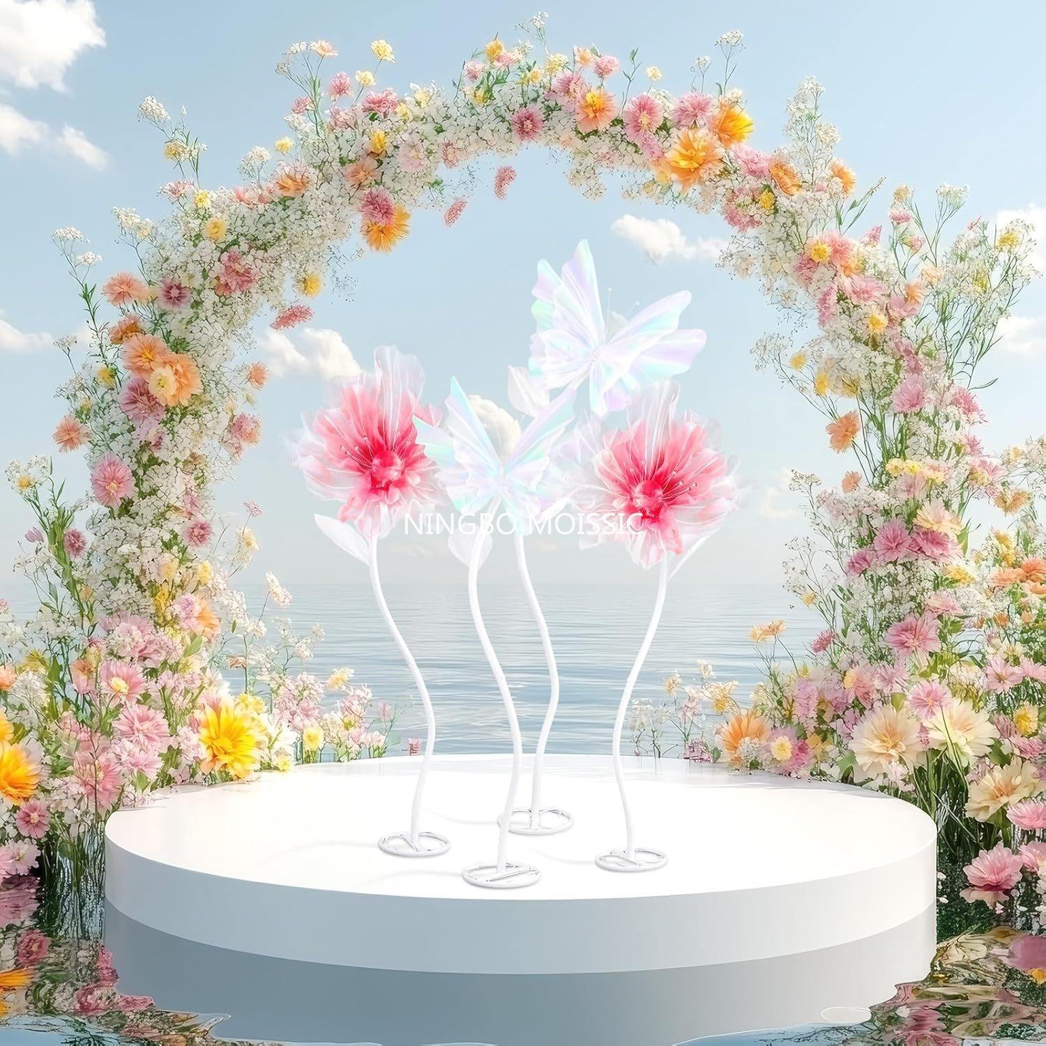 ดอกไม้สีแดง1ชิ้น