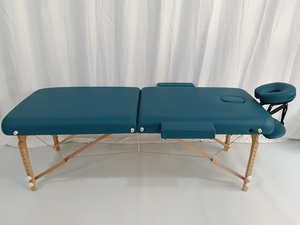 Camilla de Masaje <span class=keywords><strong>Plegable</strong></span> de Madera con Reposabrazos, Reposacabezas y Altura Ajustable para Salones de Belleza y Centros de Fisioterapia - Product Image 2