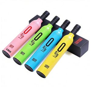 Paraguas Promocional de 3 Pliegues con Diseño de Botella de Vino, Color Sólido, Económico, Venta al Por Mayor 8K - Product Image 1