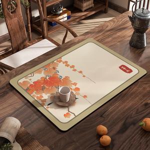 Salvamanteles estilo chino de 60x40cm, antideslizante y aislante del calor para comedor - Product Image 1