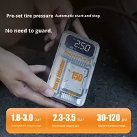 Compresseur d'air portable pour voiture Astree, 150 PSI, affichage numérique, pompe à gonflage de pneus, 12 V, sans fil, gonfleur d'urgence pour voiture et vélo, OEM