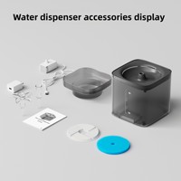 Fontaine à eau portable pour animaux de compagnie, petite et étanche, pour chats et chiens, alimentée par USB, distributeur intelligent avec conception détachable