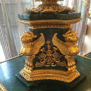 Colour men chai Đèn sàn vải Chụp đèn trang trí hoàng gia Tòa Án hội trường Đèn sàn bài đứng đầu đèn - Product Image 2