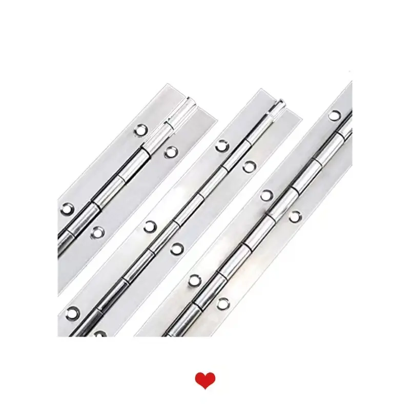 Stainless Steel Piano Hinge Brass Aluminum Concealed Continuous Hinge for Furniture