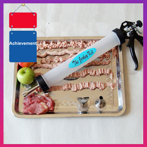 Máquina de llenado de salchichas caseras, pistola de plástico para carne, Kit de pistola de carne seca, herramienta de cocina, máquina de salchichas Manual - Product Image 6