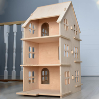 Meuble de rangement en bois pour maison de poupée, étagères de rangement pour jouets, bibliothèque, meubles de salon et de chambre, design minimaliste durable