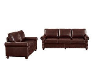 Canapé modulable carré 2+3 places avec rangement en similicuir bordeaux pour appartement/hôtel/villa - Product Image 6