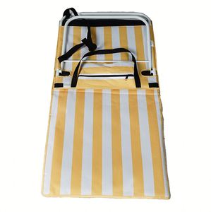 Chaise portable à siège bas avec logo personnalisé, coussin de sol d'extérieur, tapis de plage pliable léger – Vente en gros - Product Image 4