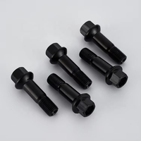 Les fabricants vendent M14 * 1.5 A0009907607 Hexagonal en acier allié noir pneu de voiture vis durables boulons de roue de voiture