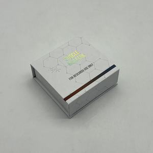 Boîte d'emballage pour flacons de peptides magnétiques, boîte de peptides estampillée à l'or holographique pour 10 flacons de 3 ml - Product Image 4