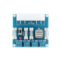 Module d'adaptateur d'alimentation HU-M28, alimentation de bureau pour PC, carte de transfert ATX, module de test d'alimentation, circuit d'alimentation