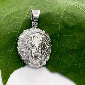 Collar de León Estilo Hip Hop, Chapado en Oro, Acero Inoxidable, con Zirconia en Forma de Ojo de León - Product Image 6