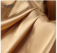 Tessuto di raso setoso in poliestere personalizzato produttori lucidi tessuto di raso per pigiama