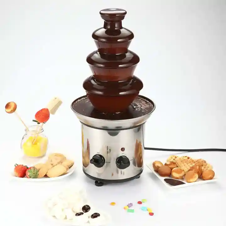 Wholesale Taomi — fontaine à chocolat en acier inoxydable, 4
