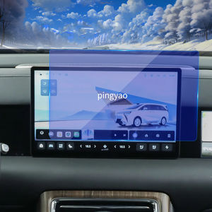 Pegatinas de coche, Protector de pantalla de Panel Digital Carplay, película protectora de vidrio templado, accesorios para vehículos para HYCAN V09 2024 - Product Image 5