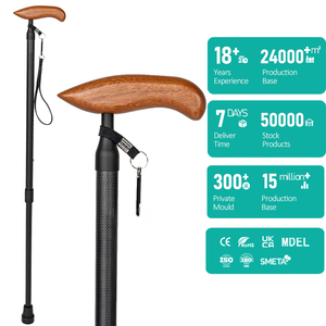 Pengiriman Dalam 15 Hari Dirancang untuk Produk Perawatan Rumah Tangga Lansia Rehabilitasi  Penyangga 200LBS Tongkat Serat Karbon Kustom - Product Image 1