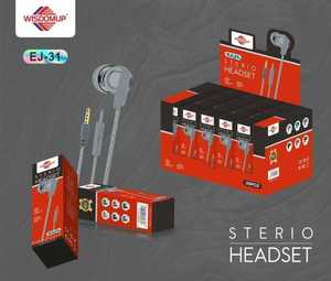 หูฟังแบบครอบหู Wisdomup Sterio รุ่น EJ-31 วัสดุพลาสติกและโลหะ แบบมีสาย - Product Image 3