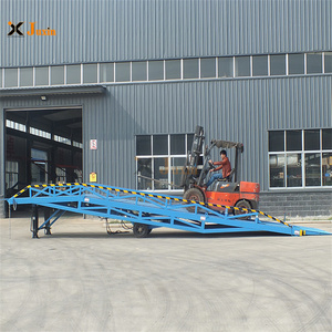 Ağır 6-15 Ton mobil <span class=keywords><strong>Dock</strong></span> rampa konteyner yükleme konteyner yükleme araba kaldırma rampası - Product Image 5