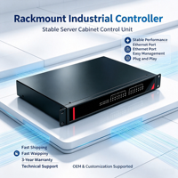 PC embarqué en rack 2,4 GHz Octa-Core, 4x GbE + 16x COM + AIO/DIO, stockage SATA, ordinateur industriel