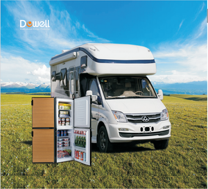 Réfrigérateur de voiture à double porte 142L, camping en plein air, utilisation en camping-<span class=keywords><strong>car</strong></span>, congélateur - Product Image 5