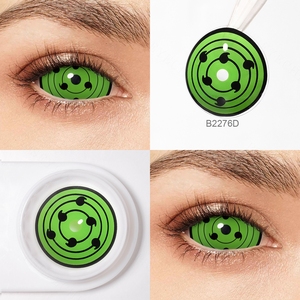 핫 페이시에체 스클레라 콘택트렌즈 22mm 샤링간 애니메이션 스타일 스클레라 렌즈 큰 콘택트렌즈 코스프레 아이 렌즈 렌티야스 - Product Image 6