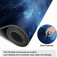 Tapis de souris de jeu personnalisable en tissu lisse et caoutchouc naturel, grand format, avec bords renforcés durables, personnalisable par sublimation