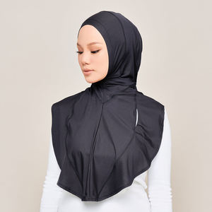 Hijab de Sport Instantané <span class=keywords><strong>Najwa</strong></span> Ninja en Jersey Maille Doux et Extensible à Séchage Rapide pour Femme, Foulard de Sport en Vente Chaude - Product Image 2