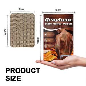 Patch Grafena Pereda Nyeri Otot Sakit Punggung Leher Kaku Ketidaknyamanan Sendi Perawatan Tubuh Patch Panas - Product Image 6