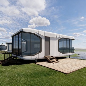 Casas Modulares Tipo Cápsula Espacial para Playa, Cabañas Glamping para Jardín, Casa Contenedor - Product Image 1