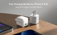 Chargeur Anker 511 (Nano) PIQ 3.0 Chargeur rapide compact durable Super-petit 20W pour iPhone