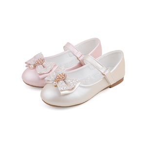 Scarpe Mary Jane piatte da bambina OEM, modello principessa, per damigelle, matrimoni, banchetti, feste e occasioni formali, per bambine piccole, medie e grandi. - Product Image 1