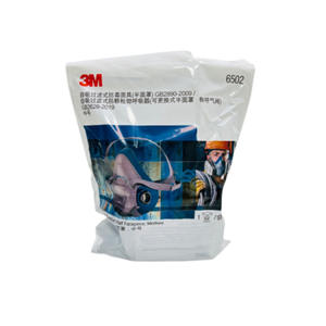 Kartrid KN95 silikon dapat diganti, masker renovasi bau kimia debu industri untuk <span class=keywords><strong>3M</strong></span> <span class=keywords><strong>6502</strong></span> - Product Image 5
