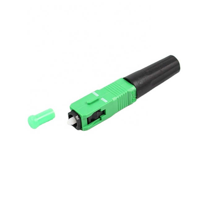Quick Assembly Optical Connecting Joints SC APC Fiber Optic Fast Connector
