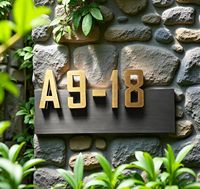Letrero Personalizado con Logotipo, Número de Habitación, Foto, Placa de Puerta Personalizada para Hotel, Casa de Huéspedes, Comercial, Exterior