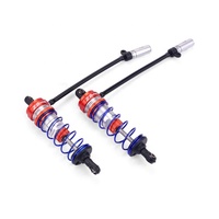 Peredam kejut logam paduan Aluminium rakitan, peredam kejut besar depan & belakang logam penuh untuk mobil RC truk Buggy 1/10